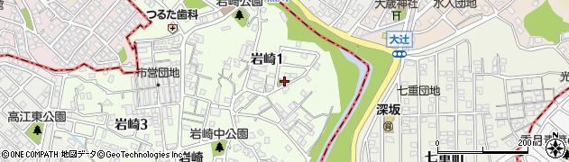 井手原公園周辺の地図