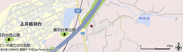福岡県北九州市小倉南区志井1477周辺の地図