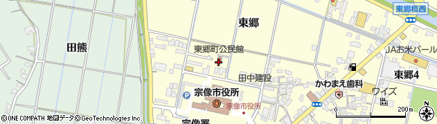 東郷町公民館周辺の地図