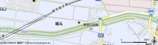 釣川周辺の地図