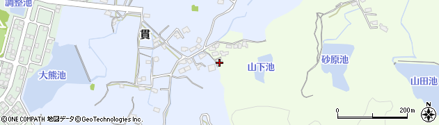 福岡県北九州市小倉南区朽網1732周辺の地図