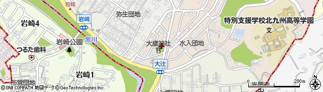 大辻町公民館周辺の地図