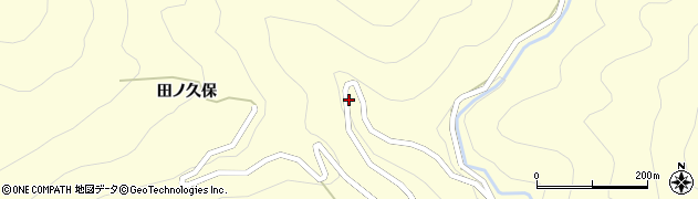 徳島県那賀町（那賀郡）音谷（惣谷）周辺の地図