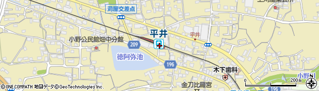 平井駅周辺の地図