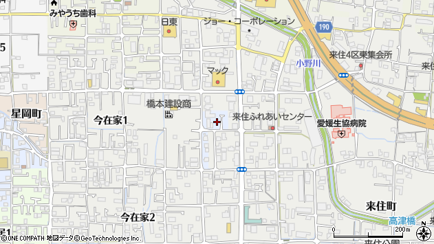 〒791-1103 愛媛県松山市今在家町の地図