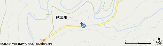和歌山県田辺市秋津川1781周辺の地図