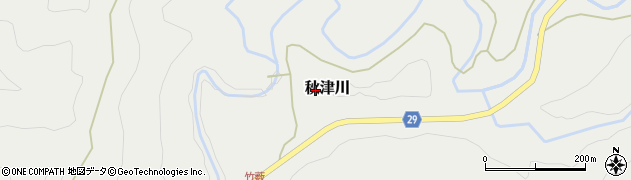 和歌山県田辺市秋津川1763周辺の地図