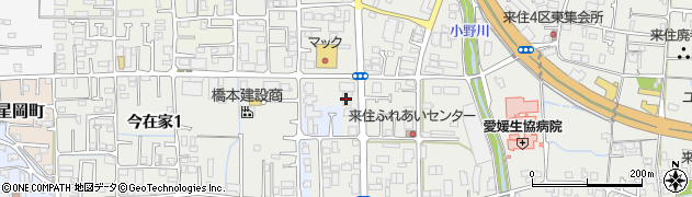 愛媛信用金庫きし支店周辺の地図