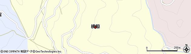 高知県大豊町（長岡郡）桃原周辺の地図