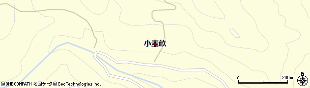 高知県大川村（土佐郡）小麦畝周辺の地図