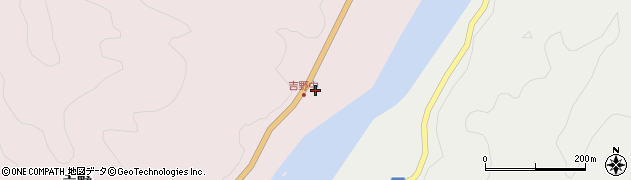 徳島県那賀町（那賀郡）吉野（立見）周辺の地図