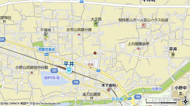 〒791-0243 愛媛県松山市平井町の地図