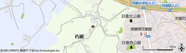 福岡県北九州市小倉南区朽網1651周辺の地図