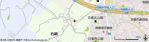 福岡県北九州市小倉南区朽網1616周辺の地図