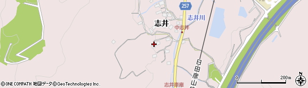 福岡県北九州市小倉南区志井487周辺の地図