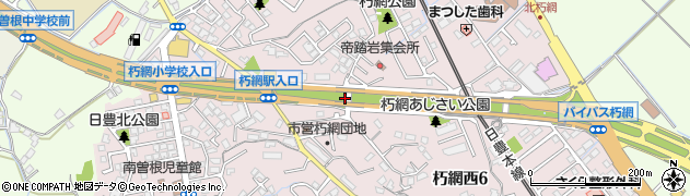 朽網寿西公園周辺の地図