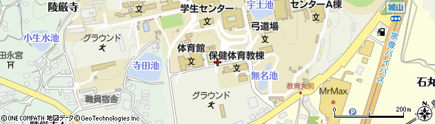 福岡教育大学（国立大学法人）　同窓会城山会事務局周辺の地図