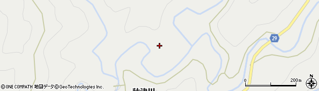和歌山県田辺市秋津川1865周辺の地図