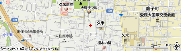 愛媛県松山市南久米町688周辺の地図