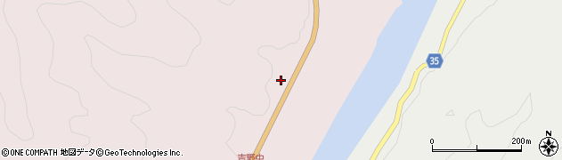 徳島県那賀町（那賀郡）吉野（森ノ下）周辺の地図