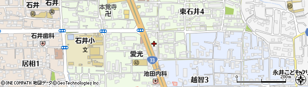 松屋 松山石井店周辺の地図