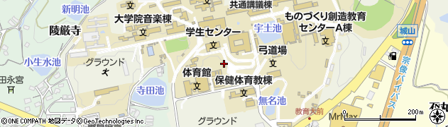 福岡県宗像市赤間文教町周辺の地図