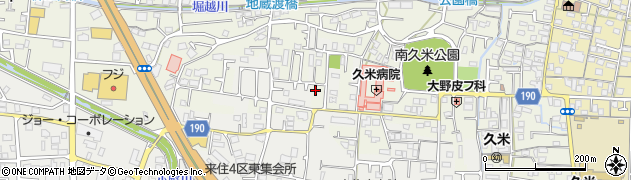 愛媛県松山市南久米町761周辺の地図
