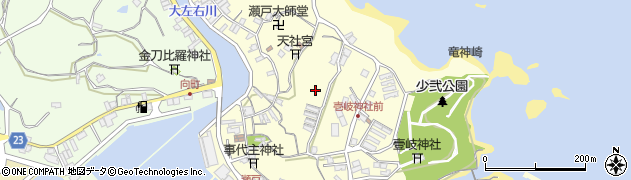 長崎県壱岐市芦辺町瀬戸浦周辺の地図