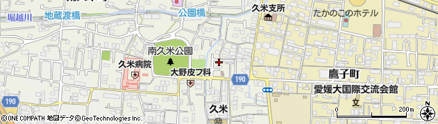 愛媛県松山市南久米町630周辺の地図