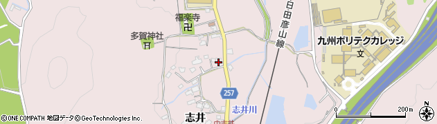 福岡県北九州市小倉南区志井373周辺の地図