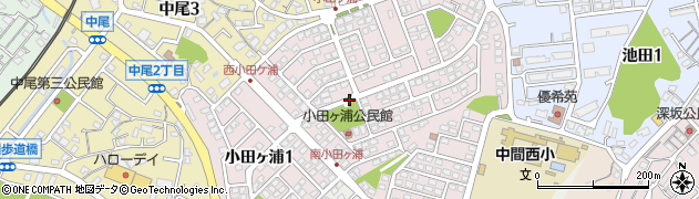 小田ケ浦団地周辺の地図