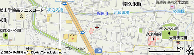 愛媛県松山市南久米町783周辺の地図