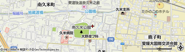 愛媛県松山市南久米町622周辺の地図
