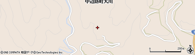 和歌山県田辺市中辺路町大川232周辺の地図