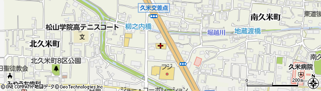ダイソー松山南久米店周辺の地図