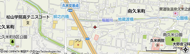 愛媛県松山市南久米町567周辺の地図