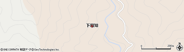 徳島県那賀町（那賀郡）白石（下用知）周辺の地図