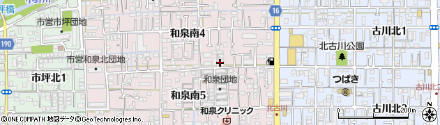 高石治療院周辺の地図