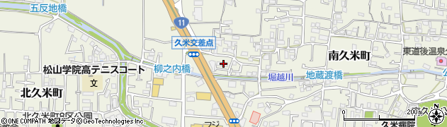 愛媛県松山市南久米町500周辺の地図