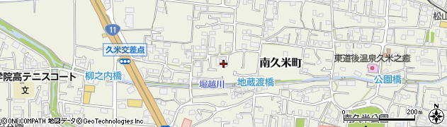 愛媛県松山市南久米町487周辺の地図