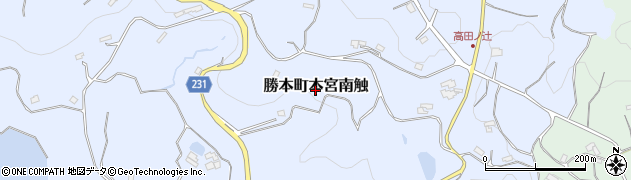 長崎県壱岐市勝本町本宮南触周辺の地図