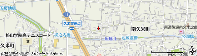 愛媛県松山市南久米町483周辺の地図