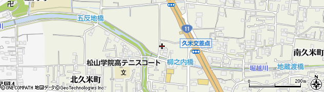 愛媛県松山市南久米町512周辺の地図