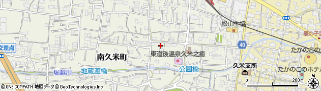 愛媛県松山市南久米町340周辺の地図