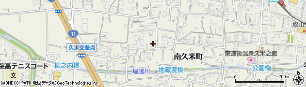 愛媛県松山市南久米町473周辺の地図