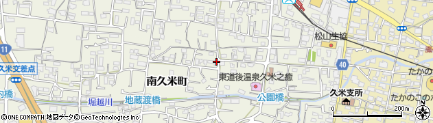 愛媛県松山市南久米町451周辺の地図