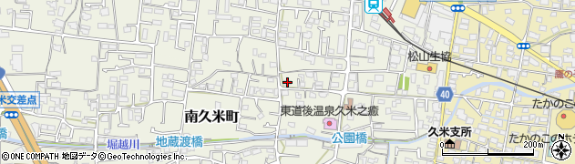 愛媛県松山市南久米町342周辺の地図