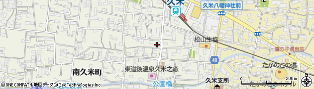 愛媛県松山市南久米町354周辺の地図