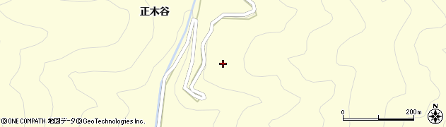 徳島県那賀郡那賀町音谷野田ノ尾周辺の地図