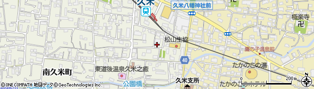 愛媛県松山市南久米町279周辺の地図